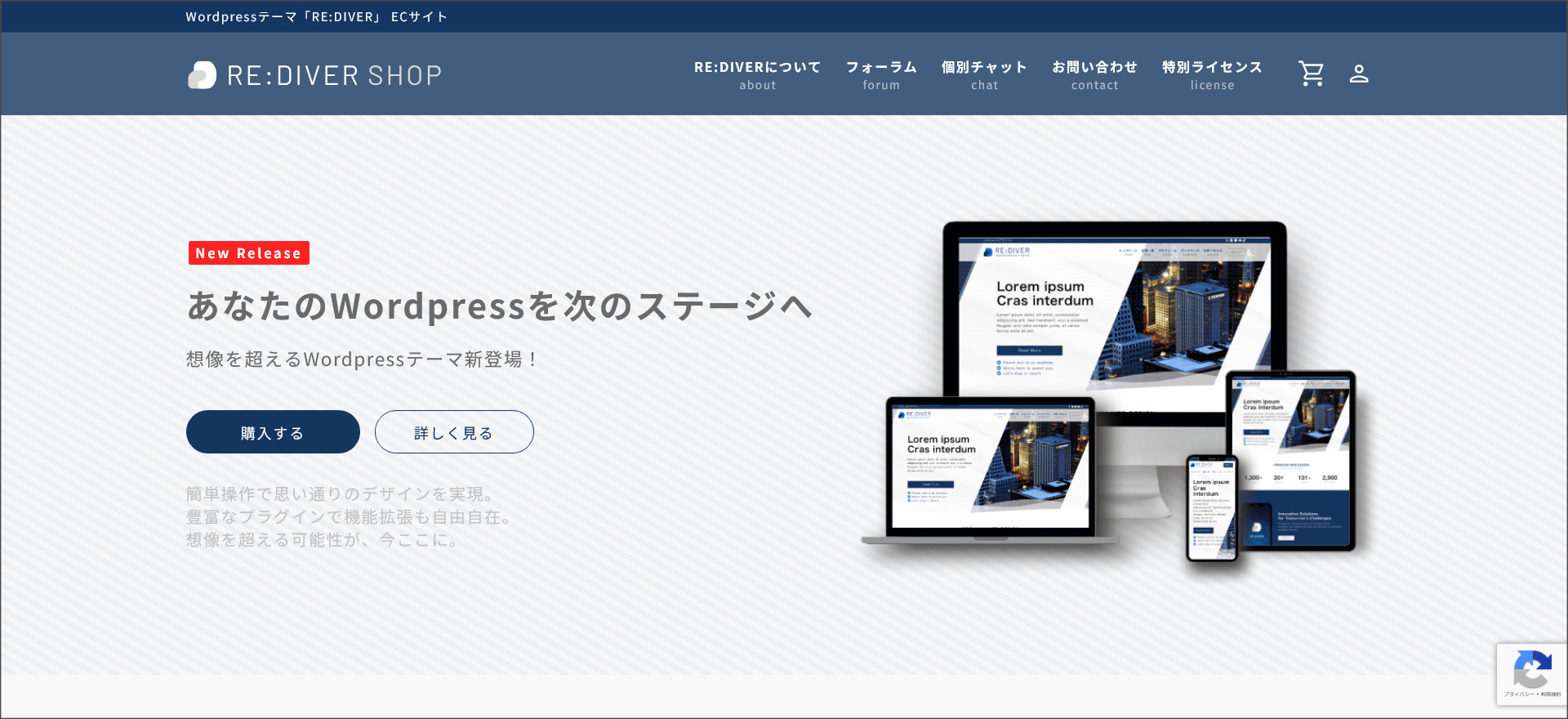 RE:DIVERのトップページ