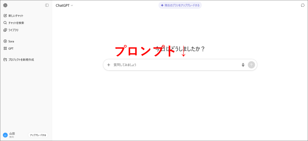 ChatGPTのプロンプト