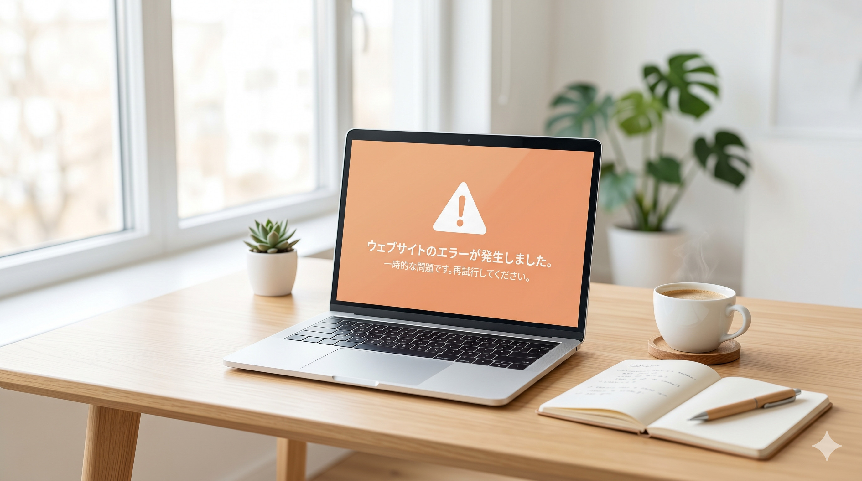 WordPressのバージョンアップによるエラーイメージ